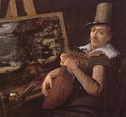 Paul Bril Self-Portrait oil